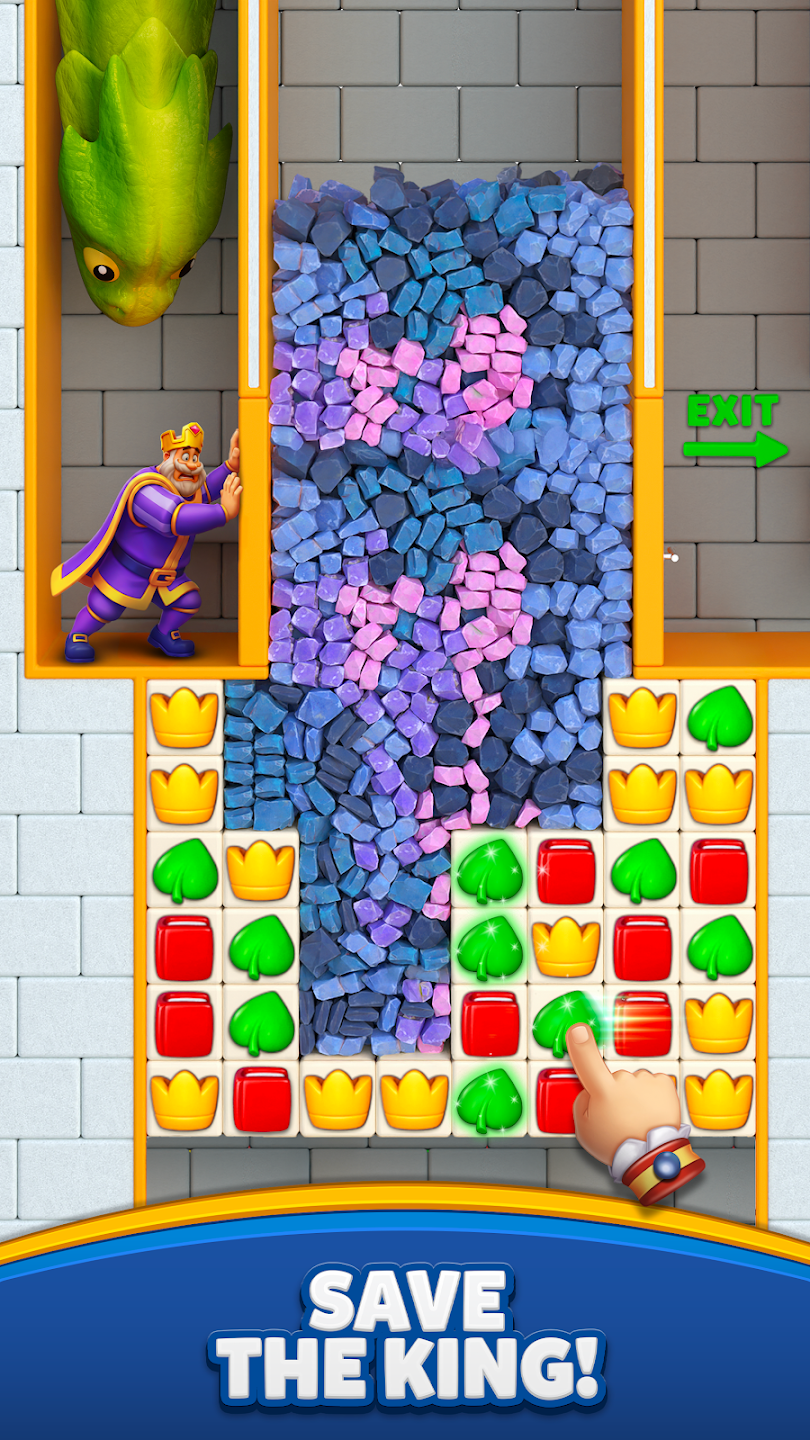 Royal Match gameplay on mobile